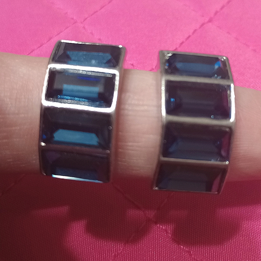 Rhinestone Cuff Hoop Earrings